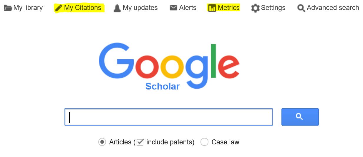 Google Scholar Western Libraries Western University